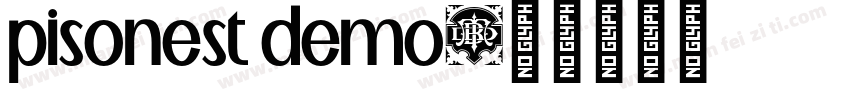 pisonest demo字体转换